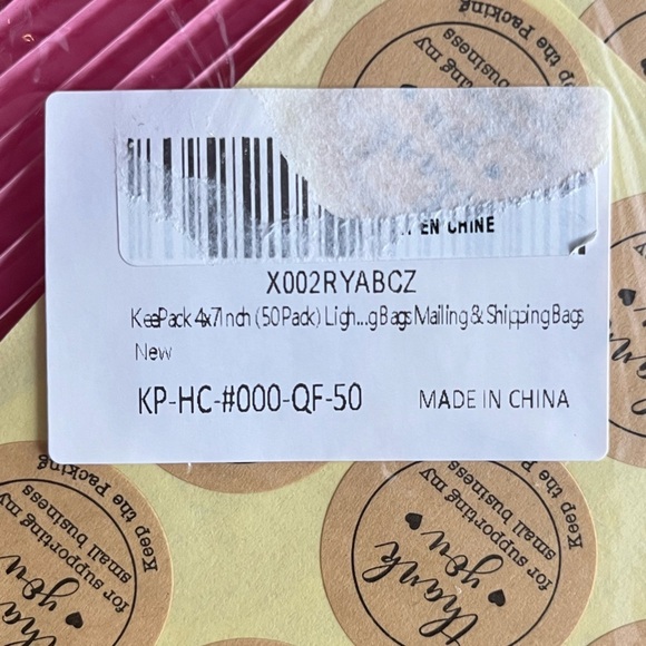 Mailing/Shipping/Bubble Envelopes + Thank You stickers (50 Pack) - Picture 2 of 6